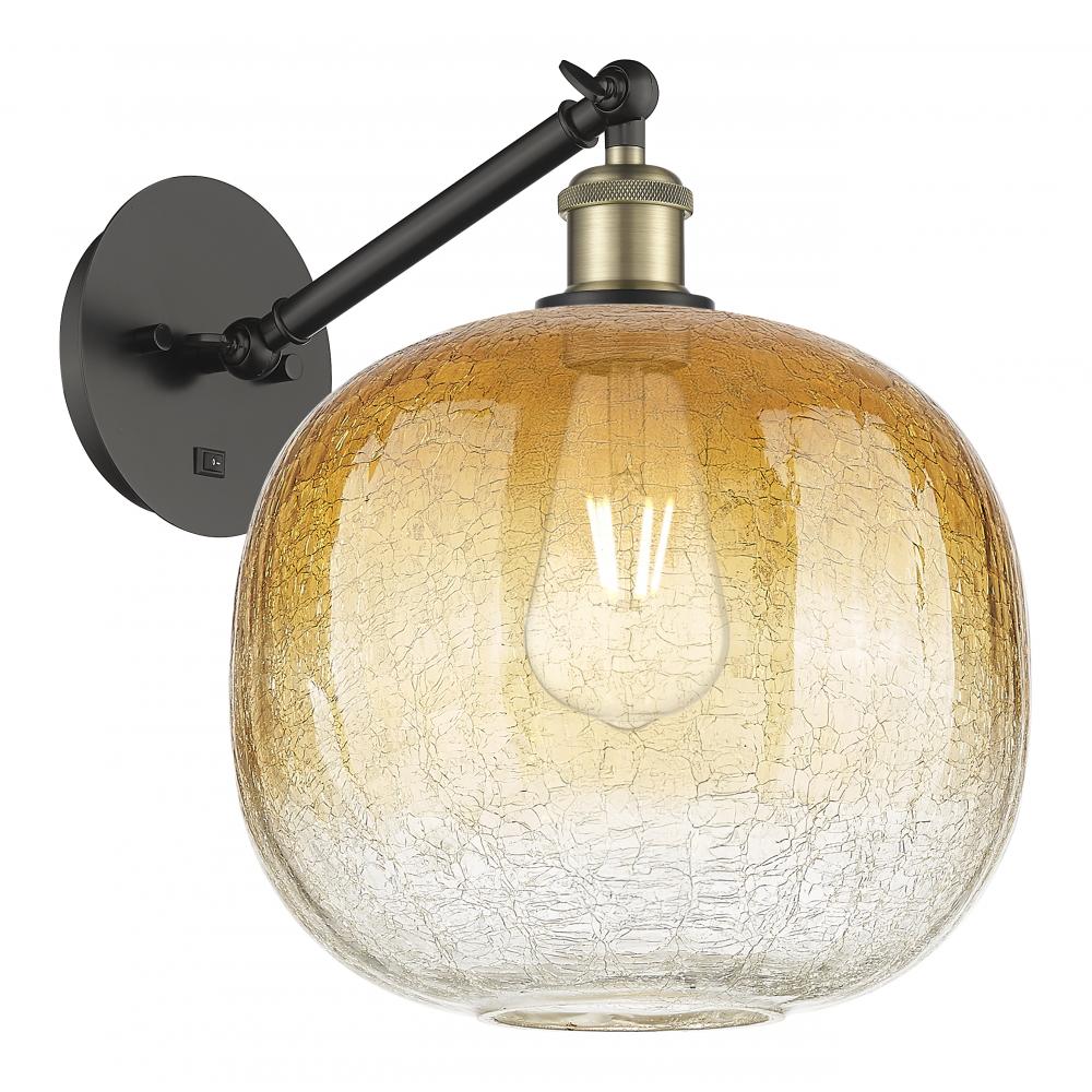 Brookhaven Sphere - 1 Light - 11 inch - Black Antique Brass - Sconce