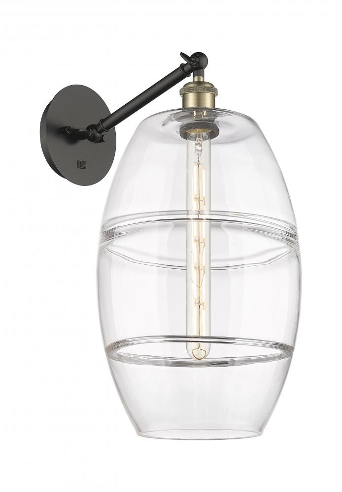 Vaz - 1 Light - 10 inch - Black Antique Brass - Adjustable - Sconce