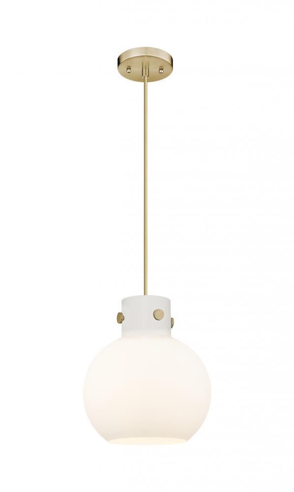 Newton Sphere - 1 Light - 10 inch - Champagne Bronze - Cord hung - Mini Pendant