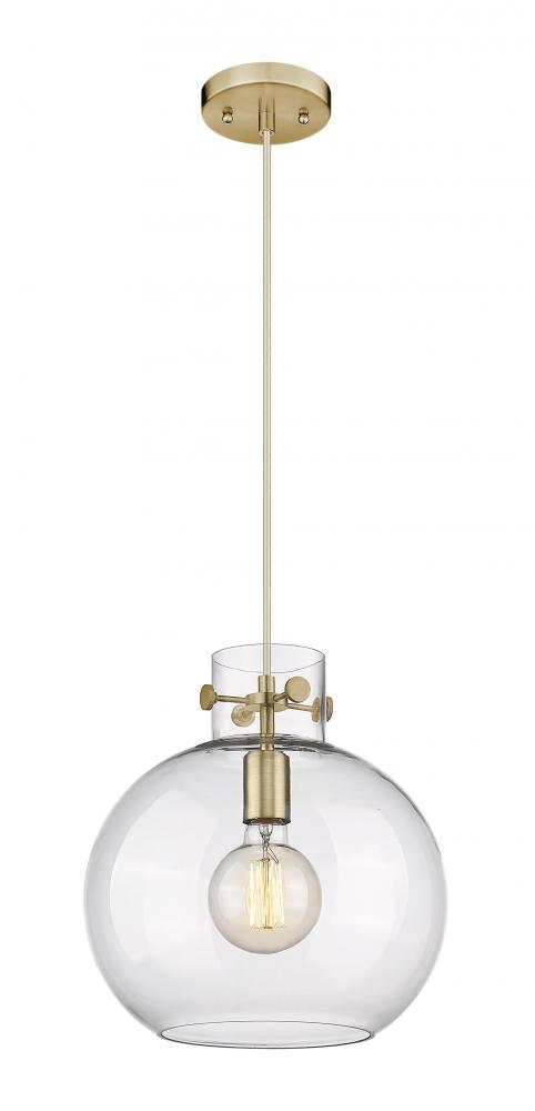 Newton Sphere - 1 Light - 12 inch - Champagne Bronze - Cord hung - Pendant
