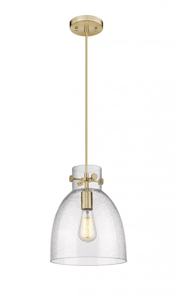 Newton Bell - 1 Light - 10 inch - Champagne Bronze - Cord hung - Pendant
