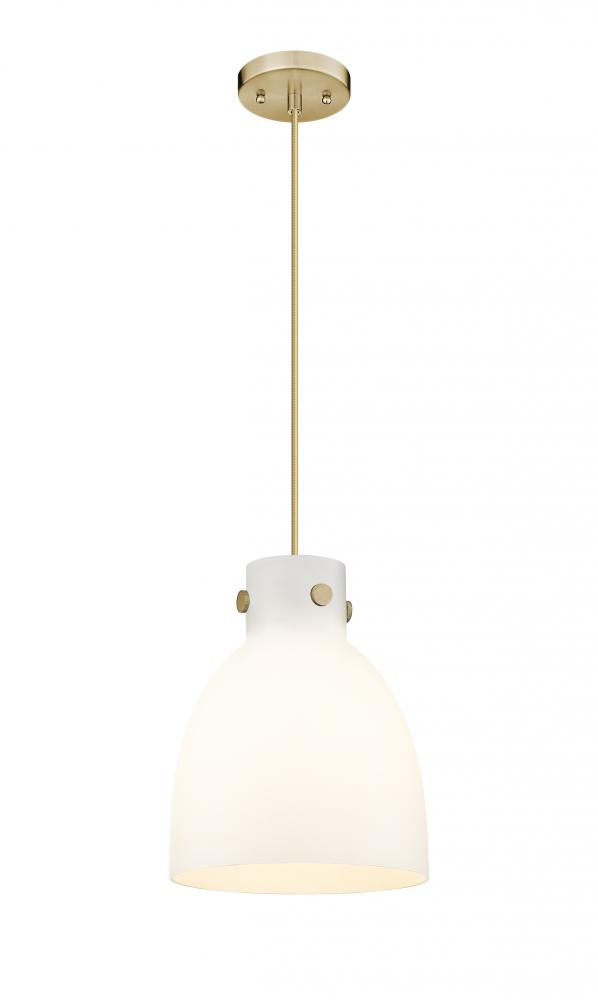 Newton Bell - 1 Light - 10 inch - Champagne Bronze - Cord hung - Pendant