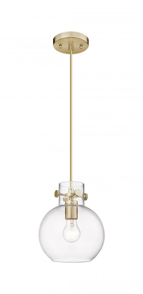 Newton Sphere - 1 Light - 8 inch - Champagne Bronze - Cord hung - Pendant