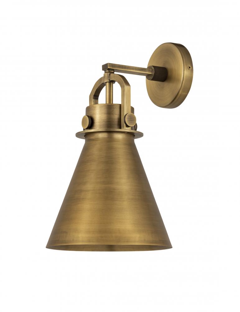 Newton Cone - 1 Light - 8 inch - Champagne Bronze - Sconce