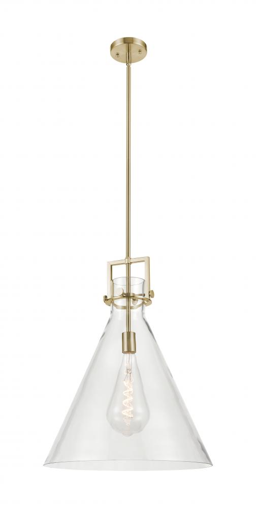 Newton Cone - 1 Light - 18 inch - Champagne Bronze - Pendant