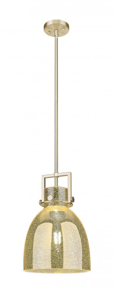 Newton Bell - 1 Light - 10 inch - Champagne Bronze - Mini Pendant