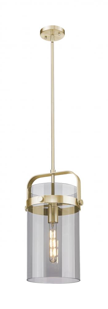 Pilaster - 1 Light - 8 inch Glass - Champagne Bronze - Pendant
