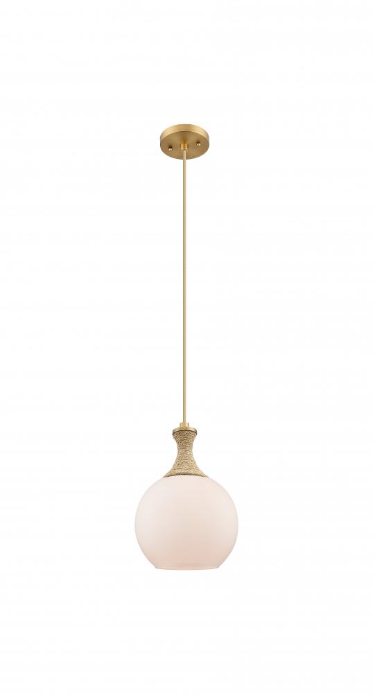 Astor - 1 Light - 8 inch - Brushed Satin Nickel - Cord hung - Mini Pendant