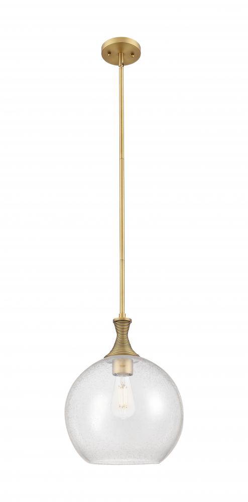 Astor - 1 Light - 12 inch - Brushed Brass - Mini Pendant