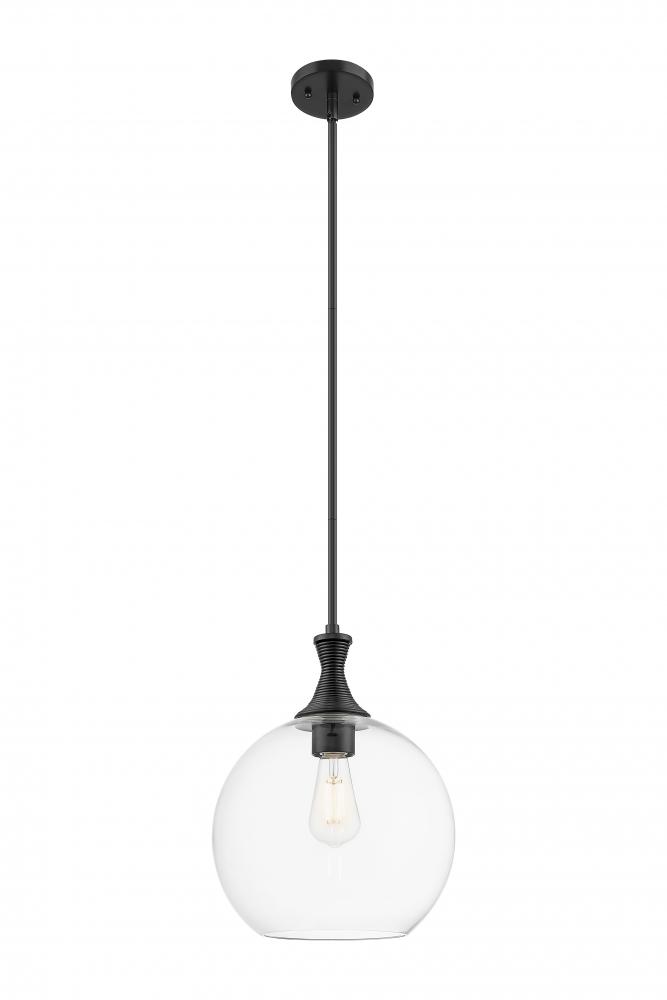 Astor - 1 Light - 12 inch - Matte Black - Mini Pendant