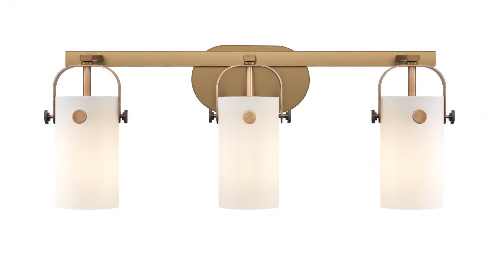 Pilaster - 3 Light - 24 inch - Brushed Brass - Bath Vanity Light