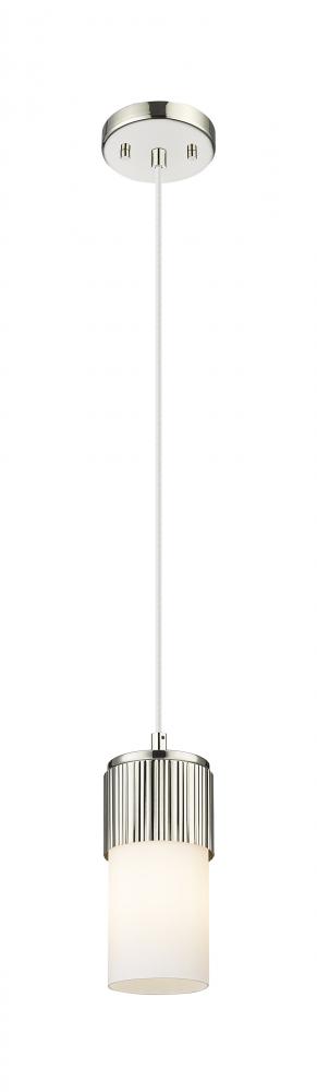 Bolivar - 1 Light - 5 inch - Polished Nickel - Pendant