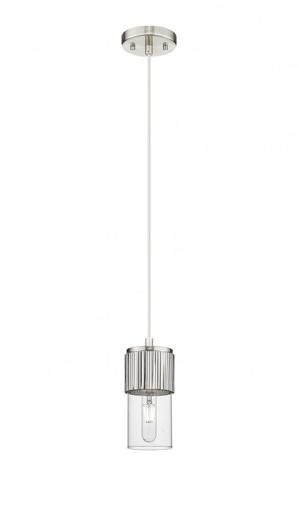 Bolivar - 1 Light - 5 inch - Satin Nickel - Pendant