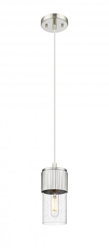 Bolivar - 1 Light - 5 inch - Satin Nickel - Pendant