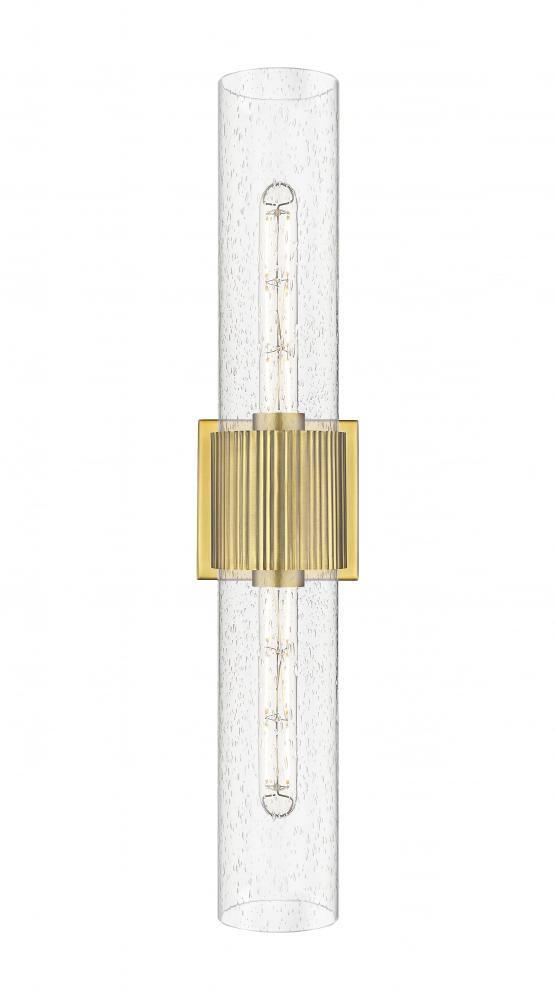 Bolivar - 2 Light - 5 inch - Brushed Brass - Bath Vanity Light