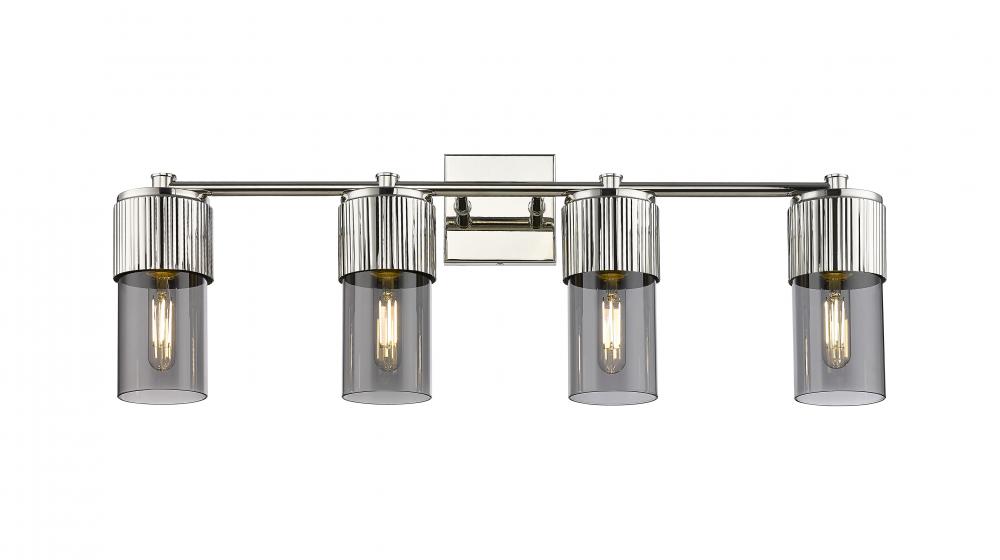 Bolivar - 4 Light - 31 inch - Polished Nickel - Bath Vanity Light