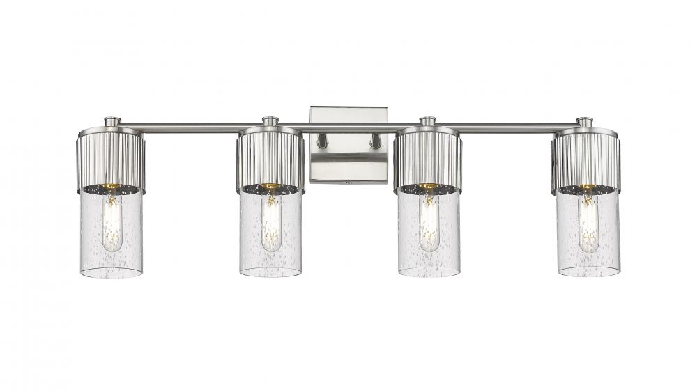 Bolivar - 4 Light - 31 inch - Satin Nickel - Bath Vanity Light