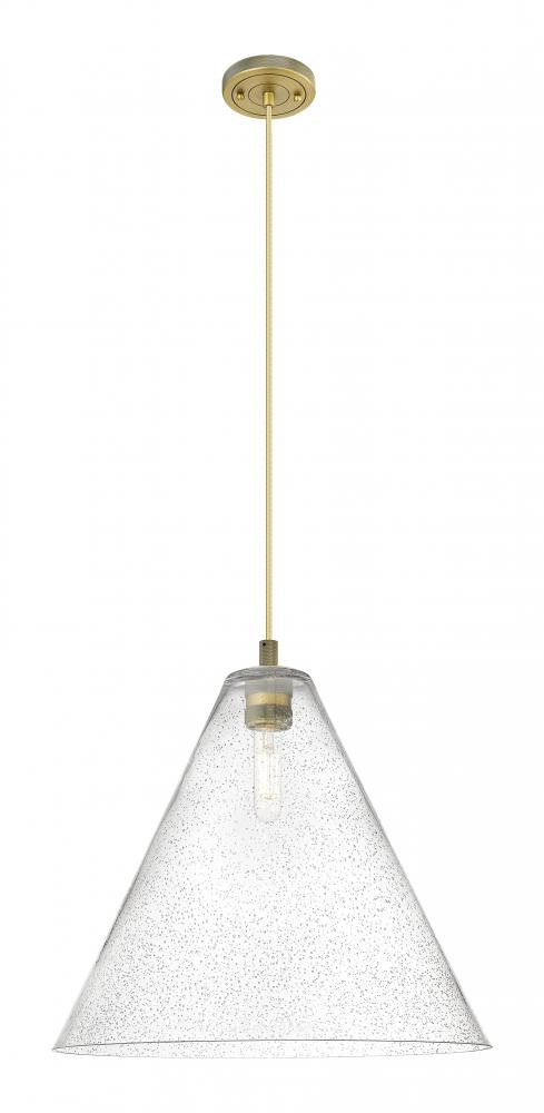 Crown Point - 1 Light - 16 inch - Brushed Brass - Pendant