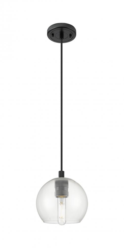 Crown Point - 1 Light - 6 inch - Matte Black - Pendant
