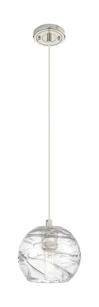 Crown Point - 1 Light - 6 inch - Polished Nickel - Pendant