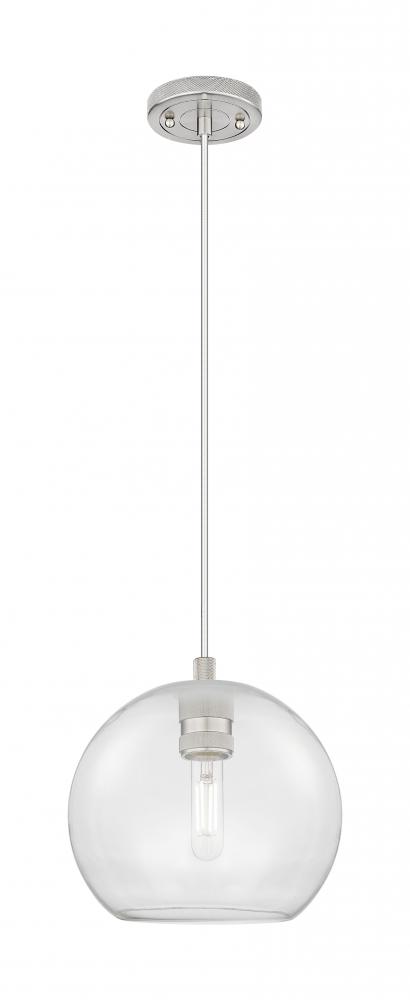 Crown Point - 1 Light - 8 inch - Satin Nickel - Pendant