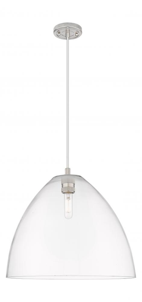 Crown Point - 1 Light - 16 inch - Satin Nickel - Pendant