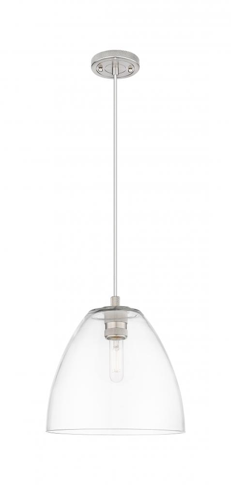 Crown Point - 1 Light - 9 inch - Satin Nickel - Pendant