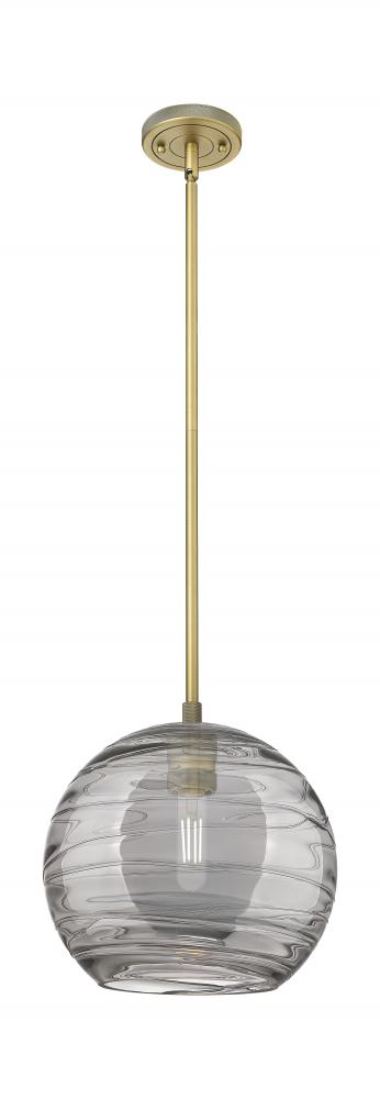 Crown Point - 1 Light - 10 inch - Brushed Brass - Pendant