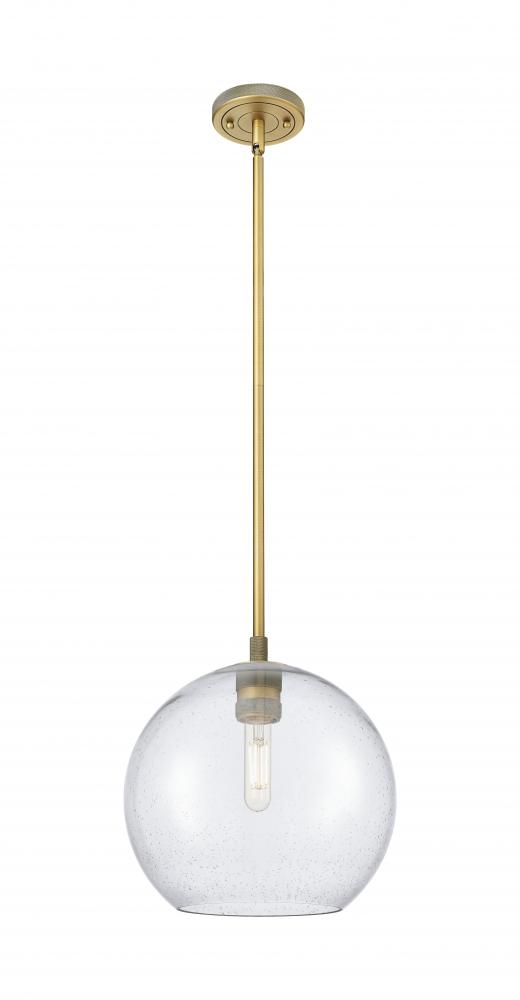 Crown Point - 1 Light - 10 inch - Brushed Brass - Pendant