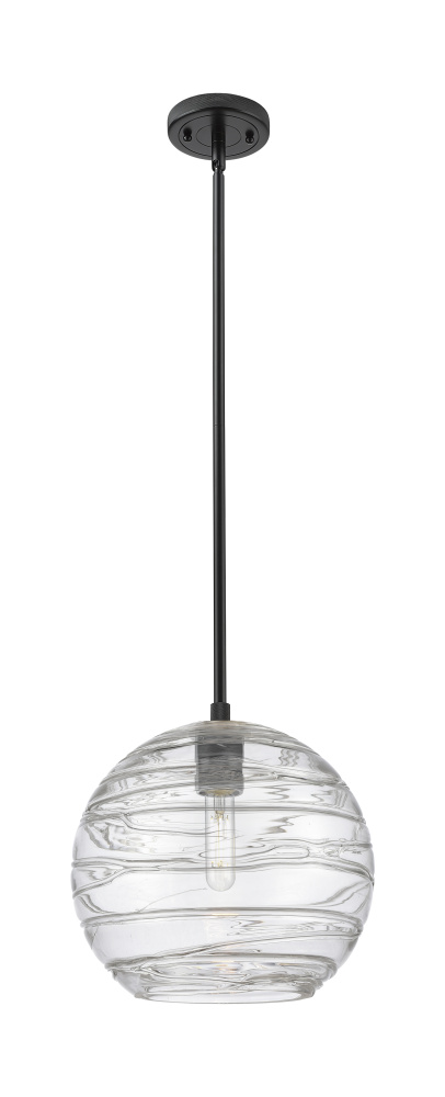 Crown Point - 1 Light - 10 inch - Matte Black - Pendant