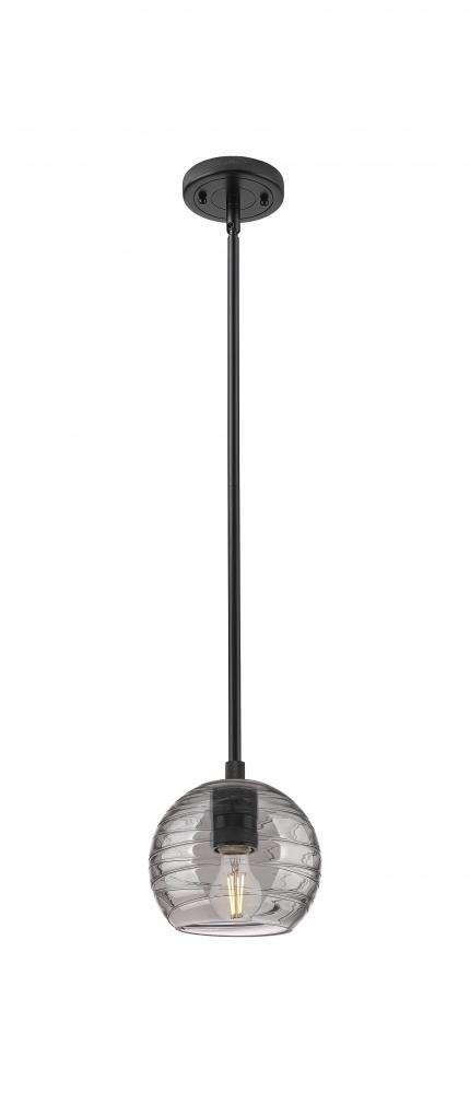 Crown Point - 1 Light - 6 inch - Matte Black - Pendant