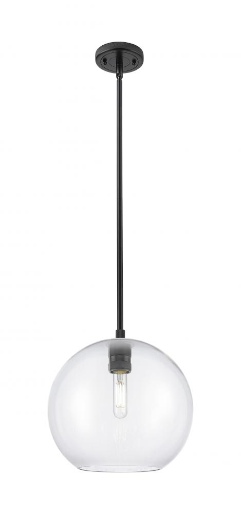 Crown Point - 1 Light - 10 inch - Matte Black - Pendant