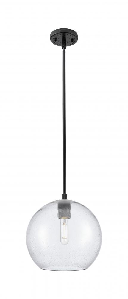 Crown Point - 1 Light - 10 inch - Matte Black - Pendant