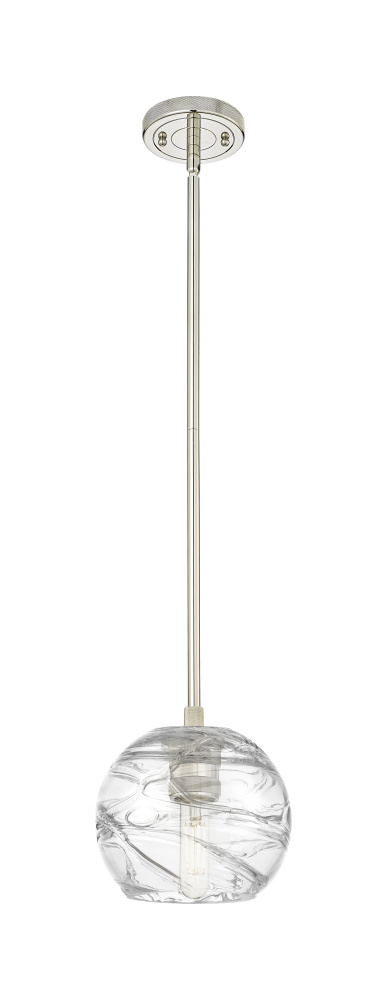 Crown Point - 1 Light - 6 inch - Polished Nickel - Pendant