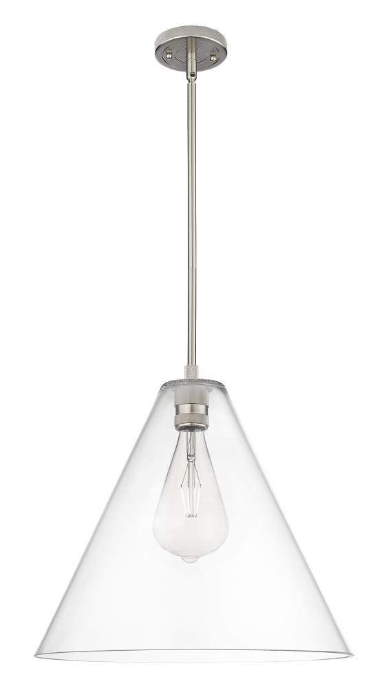 Crown Point - 1 Light - 16 inch - Satin Nickel - Pendant