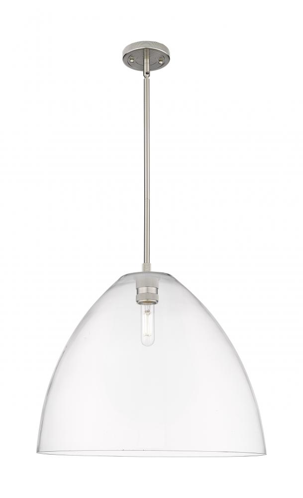 Crown Point - 1 Light - 16 inch - Satin Nickel - Pendant