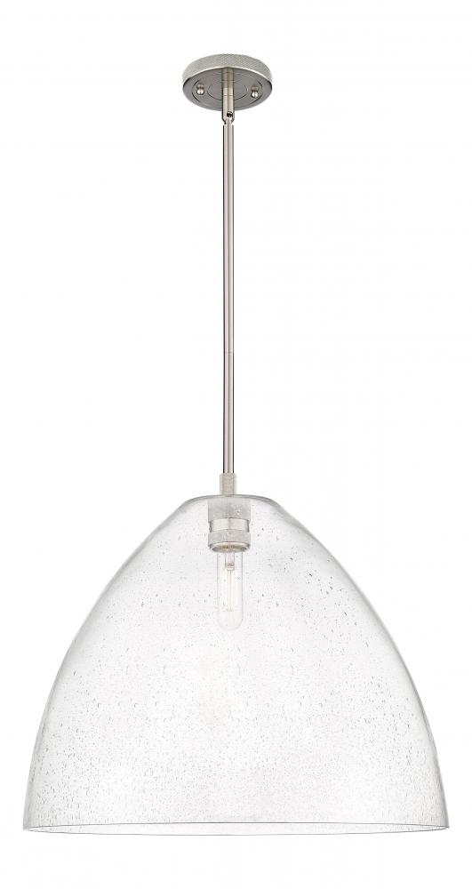 Crown Point - 1 Light - 16 inch - Satin Nickel - Pendant
