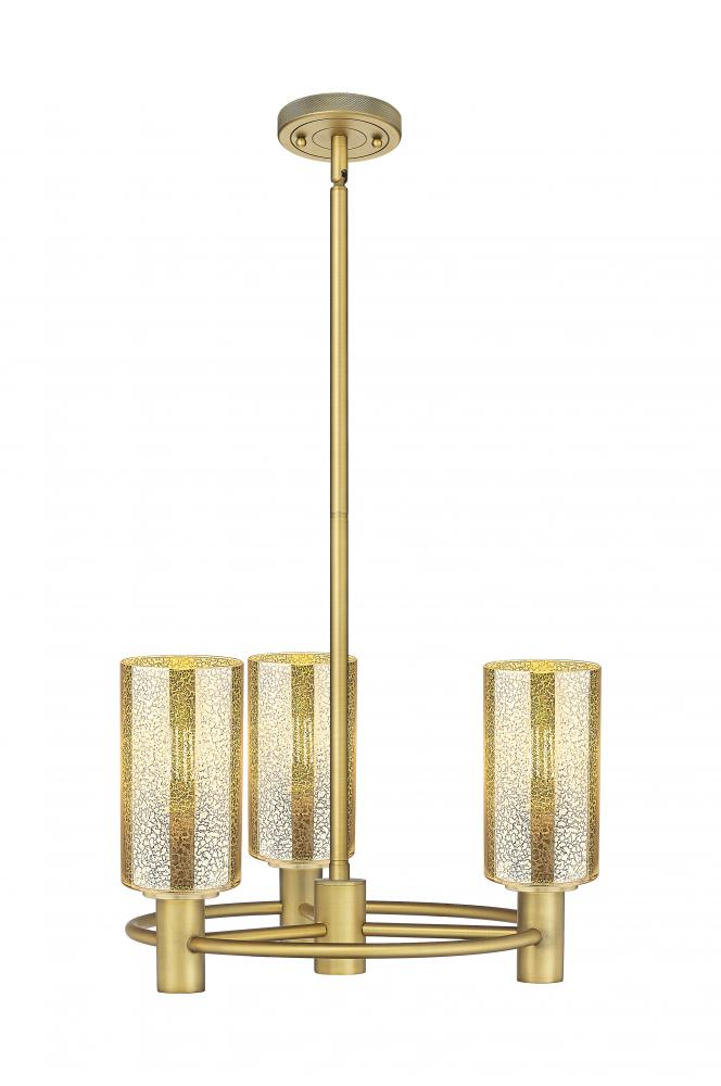 Crown Point - 3 Light - 18 inch - Brushed Brass - Pendant