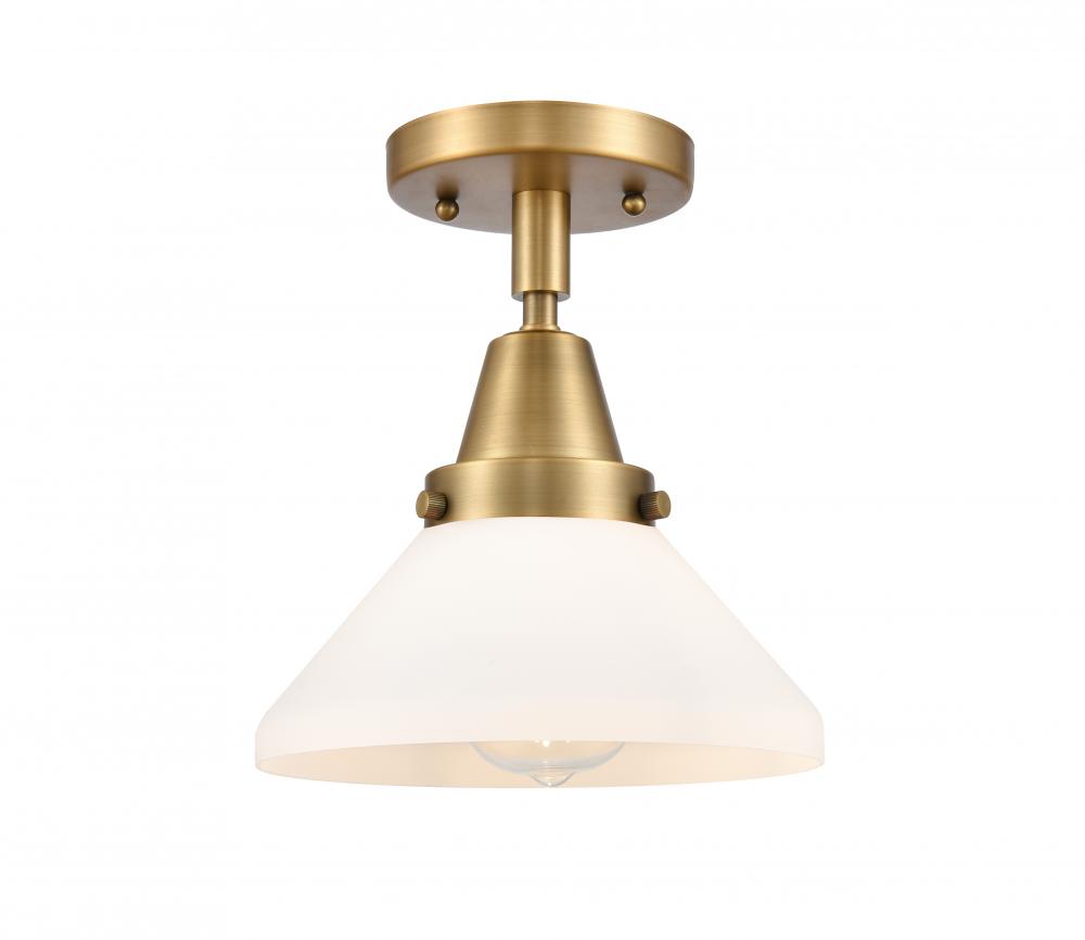 Caden - 1 Light - 8 inch - Brushed Brass - Semi-Flush Mount