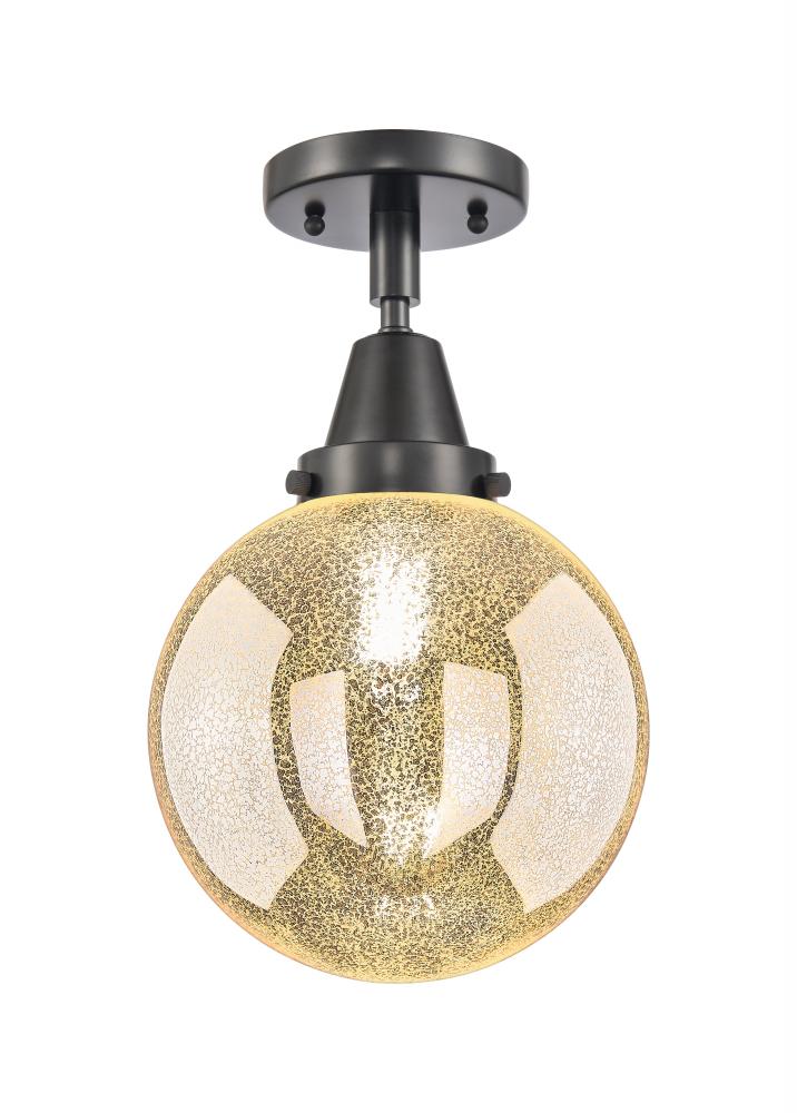 Beacon - 1 Light - 8 inch - Matte Black - Semi-Flush Mount