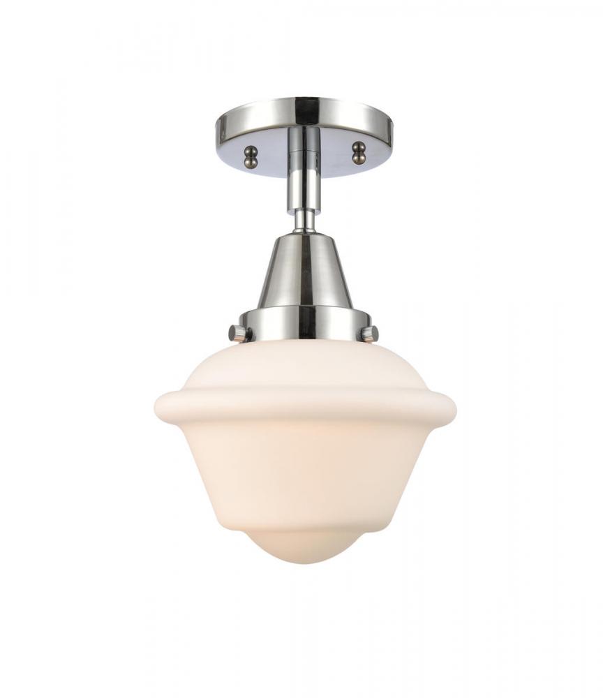 Oxford - 1 Light - 8 inch - Polished Chrome - Semi-Flush Mount