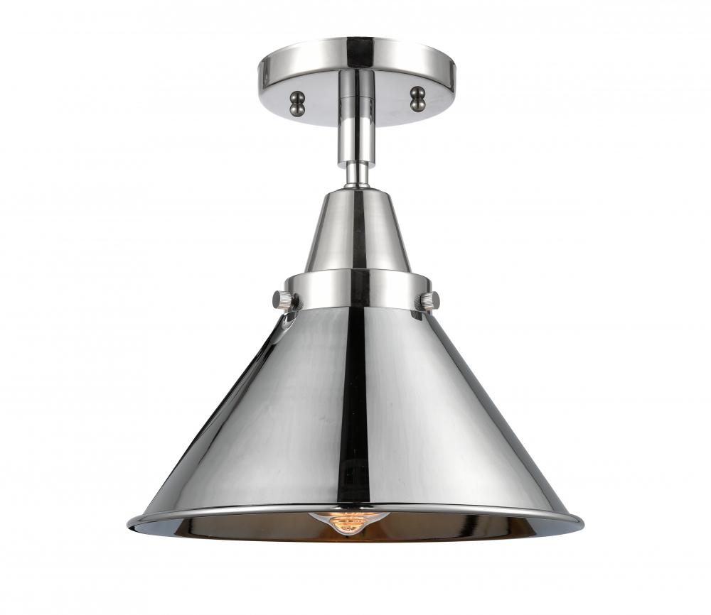 Briarcliff - 1 Light - 10 inch - Polished Chrome - Semi-Flush Mount