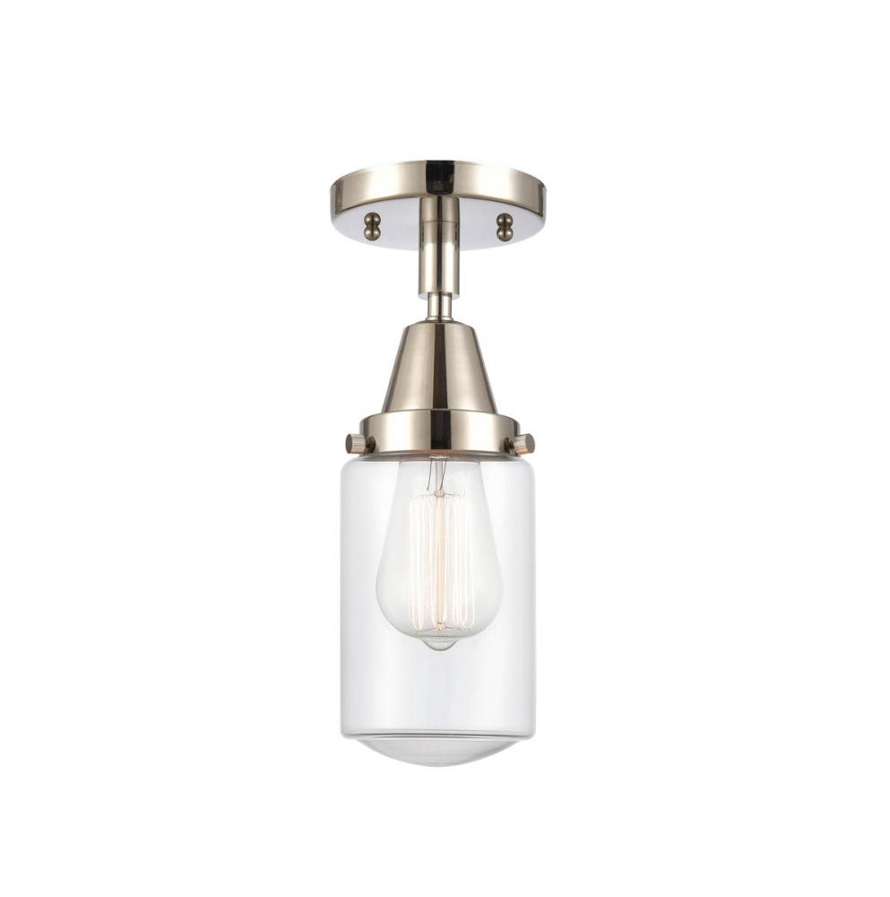 Dover - 1 Light - 5 inch - Polished Nickel - Semi-Flush Mount