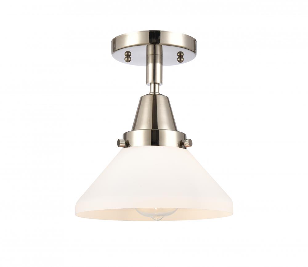 Caden - 1 Light - 8 inch - Polished Nickel - Semi-Flush Mount
