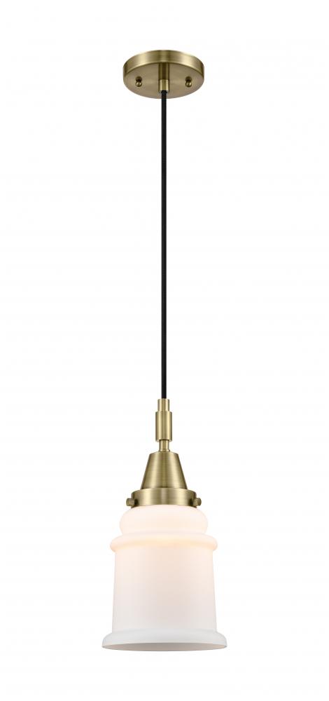 Canton - 1 Light - 7 inch - Antique Brass - Mini Pendant