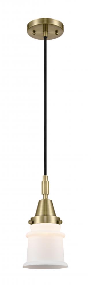 Canton - 1 Light - 7 inch - Antique Brass - Mini Pendant