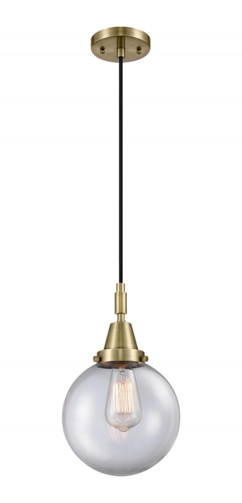Beacon - 1 Light - 8 inch - Antique Brass - Mini Pendant