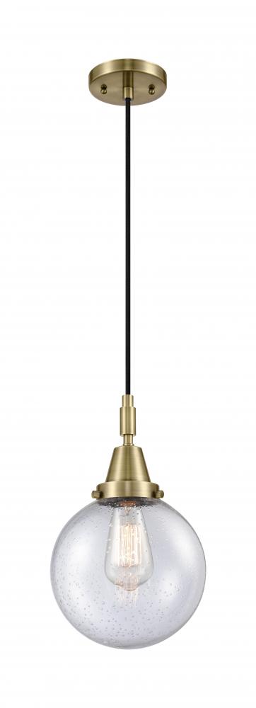 Beacon - 1 Light - 8 inch - Antique Brass - Mini Pendant