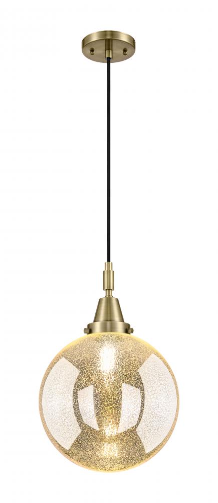 Beacon - 1 Light - 10 inch - Antique Brass - Mini Pendant