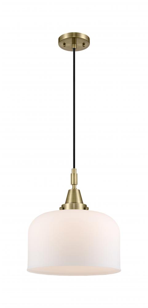 Bell - 1 Light - 12 inch - Antique Brass - Mini Pendant